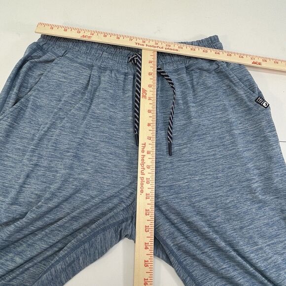 Salt Life SLX Brushed Performance Jogger Lounger Blue Sz L Unisex Drawstring - Picture 10 of 12